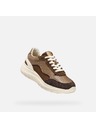 Geox Tmavě hnědé dámské tenisky Geox Plummery