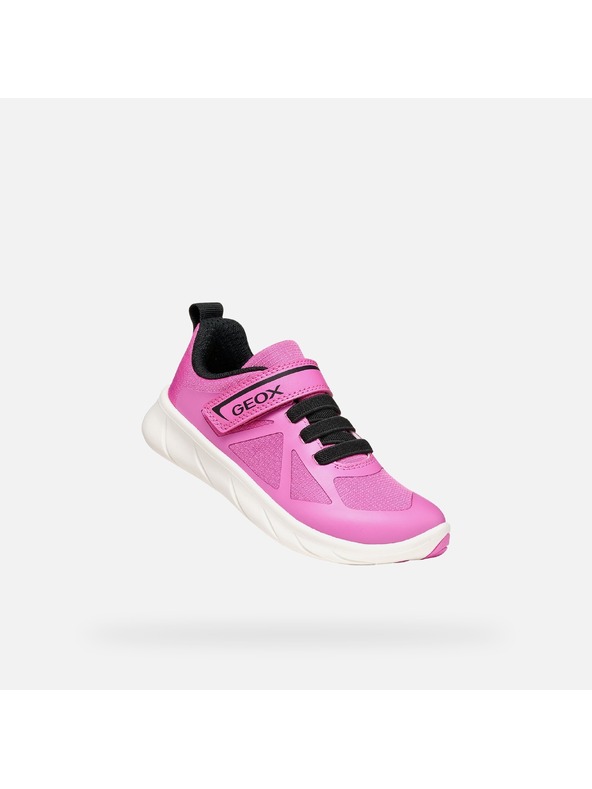 Geox Růžové dívčí tenisky Geox Foot-Run