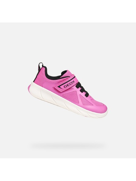 Geox Růžové dívčí tenisky Geox Foot-Run