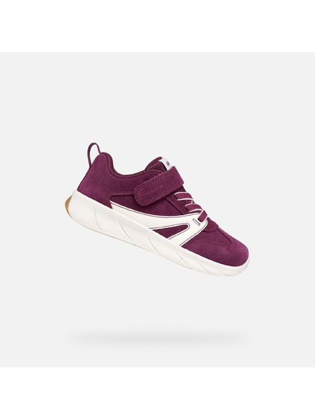 Geox Fialové dívčí tenisky Geox Foot-run
