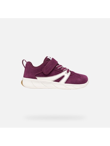 Geox Fialové dívčí tenisky Geox Foot-run
