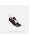 Geox Černé dívčí tenisky Geox Foot-run