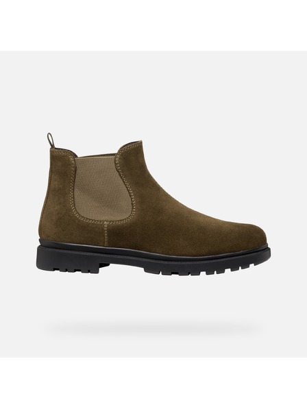 Geox Khaki pánská kotníková obuv Geox Andalo