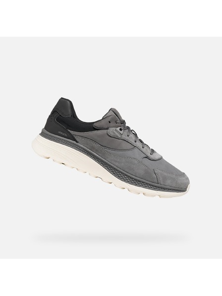 Geox Tmavě šedé pánské tenisky Geox Spherica Actif X1
