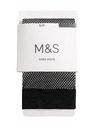 Marks & Spencer Síťované punčochy ke kolenům Marks & Spencer černá