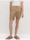 Marks & Spencer Chino šortky, ze směsi lnu Marks & Spencer hnědá