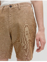 Marks & Spencer Chino šortky, ze směsi lnu Marks & Spencer hnědá