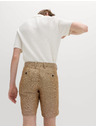 Marks & Spencer Chino šortky, ze směsi lnu Marks & Spencer hnědá