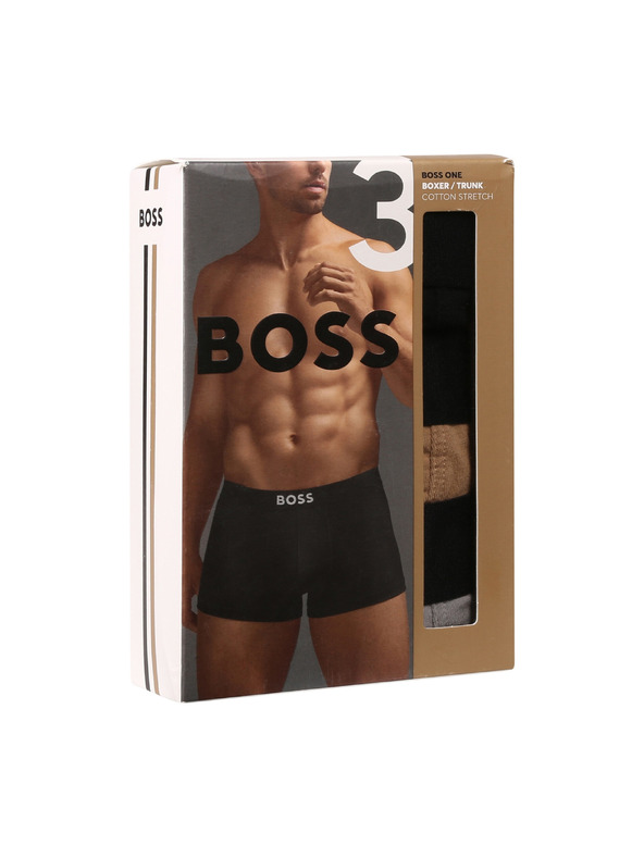 BOSS Sada tří - pánské boxerky BOSS vícebarebné