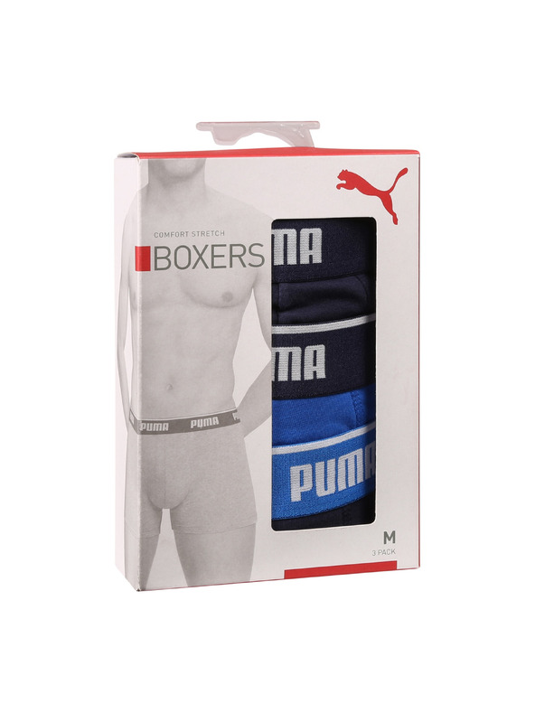 Puma Sada tří - pánské boxerky Puma vícebarevné
