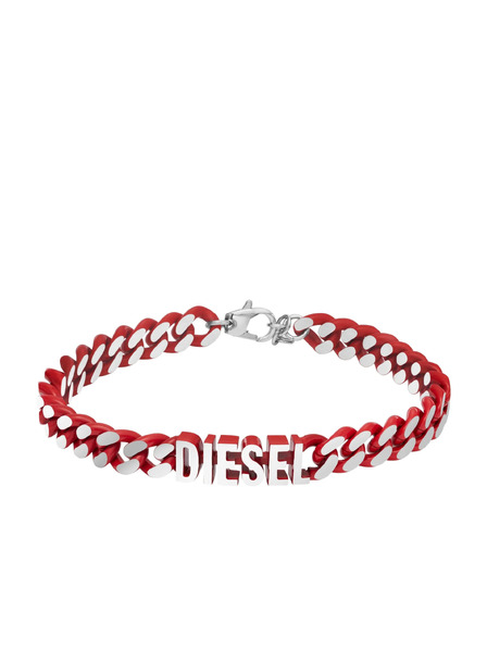 Diesel Unisex ocelový náramek Diesel Font DX1415040