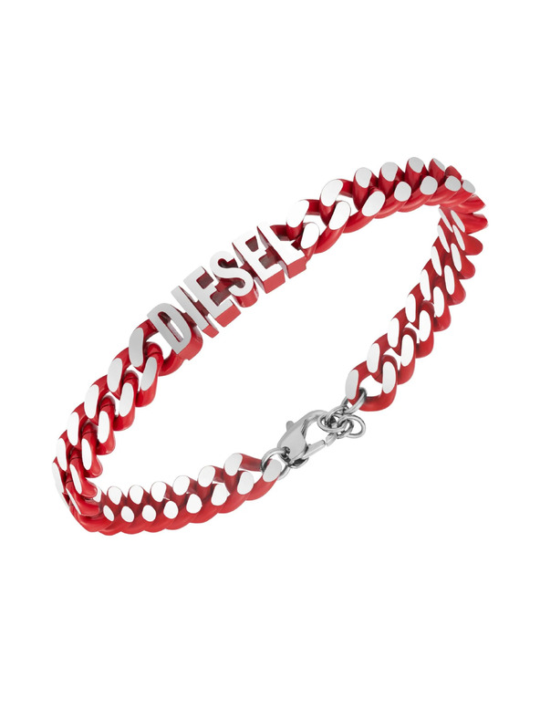 Diesel Unisex ocelový náramek Diesel Font DX1415040