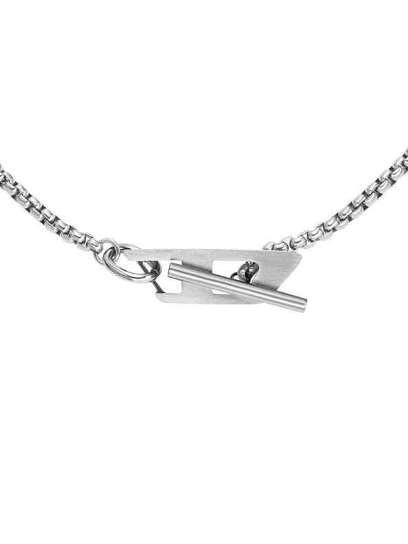 Diesel Unisex ocelový náhrdelník Diesel D Logo DX1477040