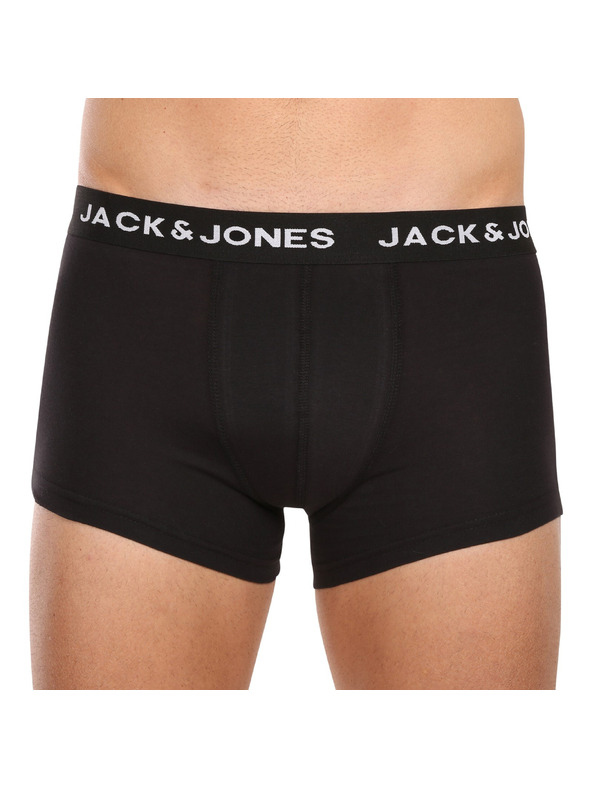 Jack & Jones Sada deseti - pánské boxerky Jack and Jones černé