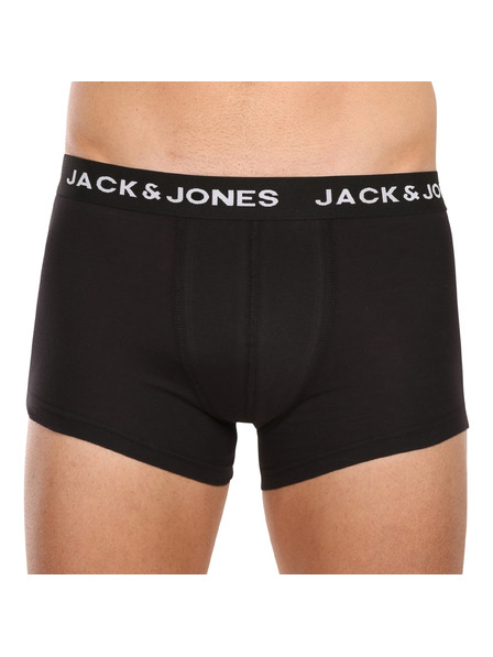 Jack & Jones Sada deseti - pánské boxerky Jack and Jones černé