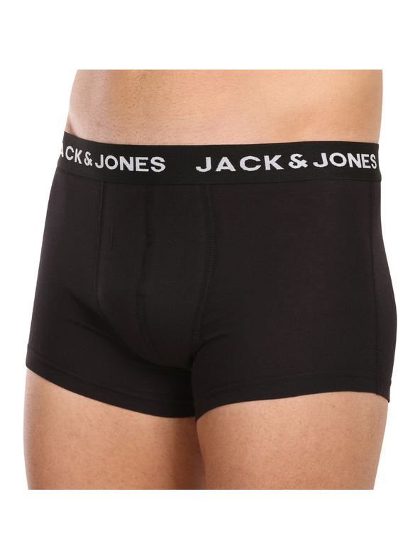 Jack & Jones Sada deseti - pánské boxerky Jack and Jones černé