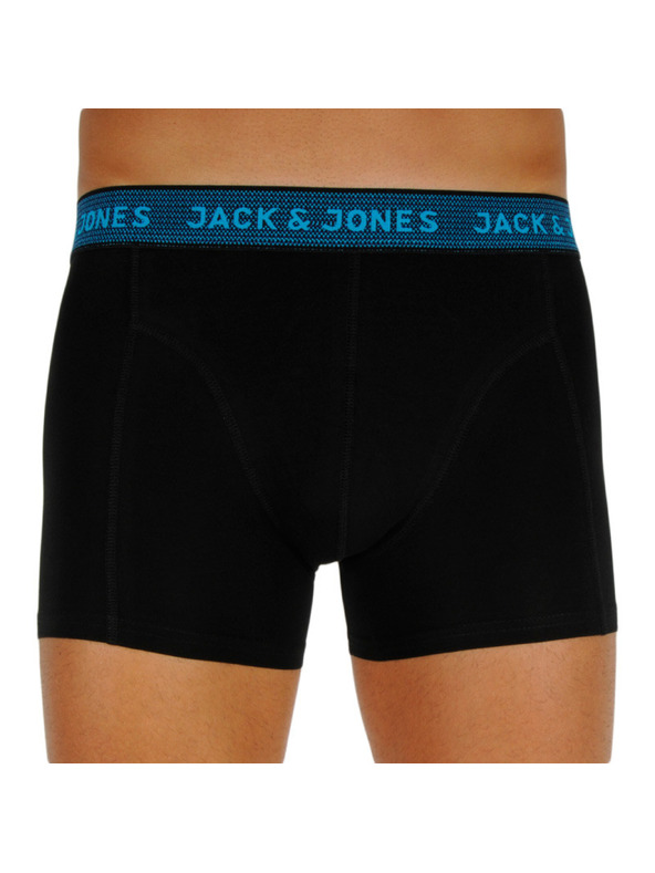 Jack & Jones Sada tří černých boxerek Jack & Jones