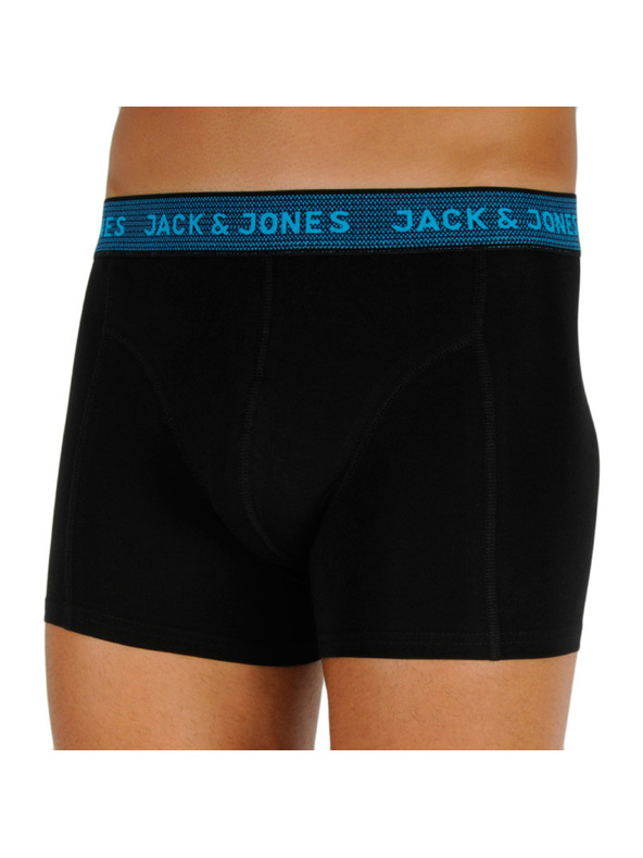 Jack & Jones Sada tří černých boxerek Jack & Jones