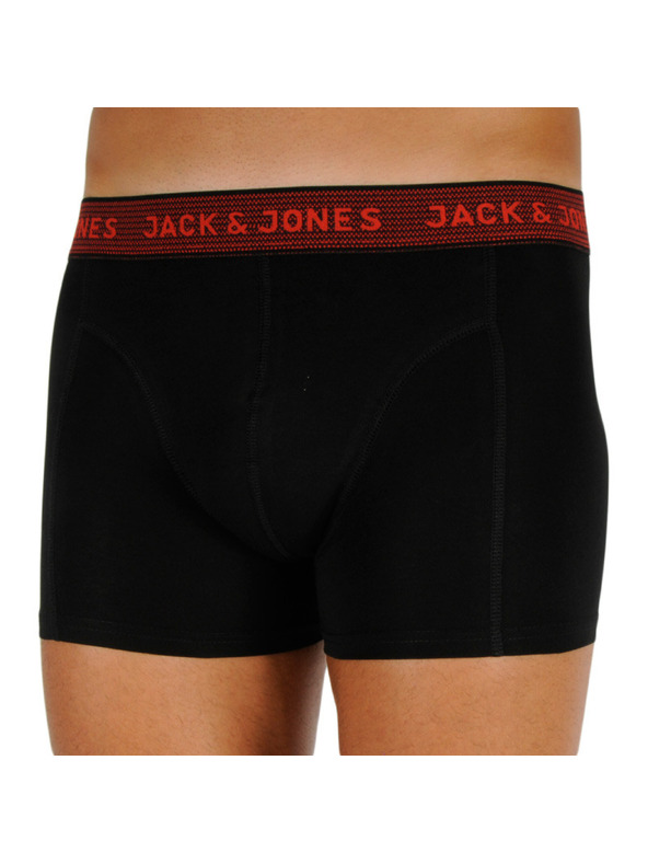 Jack & Jones Sada tří černých boxerek Jack & Jones