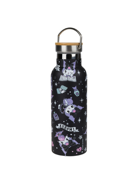 BAAGL  BAAGL Termoláhev s bambusovým víčkem Kuromi Fortune Dream, 500 ml