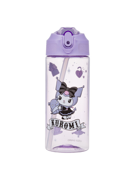 BAAGL  BAAGL Tritanová láhev na pití s brčkem Kuromi  Fortune Dream, 500 ml