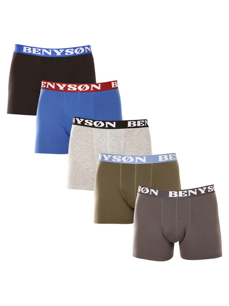 Benysøn Sada pěti - pánské boxerky Benysøn vícebarevné