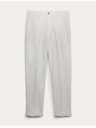 Marks & Spencer Chino kalhoty ze směsi lnu, normální střih Marks & Spencer šedá