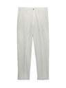 Marks & Spencer Chino kalhoty ze směsi lnu, normální střih Marks & Spencer šedá