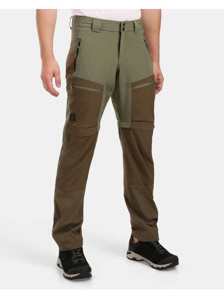 Kilpi Pánské outdoorové odepínací kalhoty Kilpi HOSIO-M Khaki