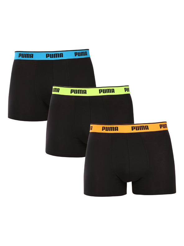 Puma Sada tří - pánské boxerky Puma černé