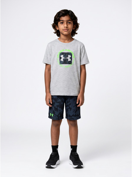 Under Armour Chlapecký set Under Armour UA PRINTED SS SHORT SET-GRY