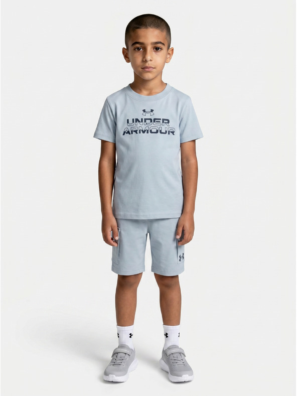 Under Armour Chlapecký set Under Armour UA CARGO SHORT SET-BLU