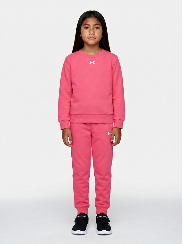 Under Armour Dívčí set Under Armour UA RIVAL CREWNECK SET