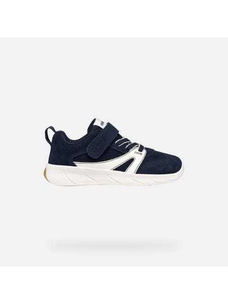 Geox Tmavě modré chlapecké barefoot tenisky Geox Foot-run
