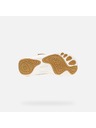 Geox Světle hnědé chlapecké barefoot tenisky Geox Foot-run