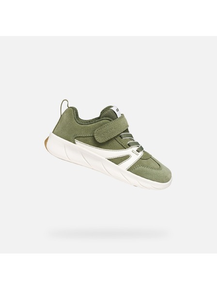Geox Zelené chlapecké barefoot tenisky Geox Foot-run