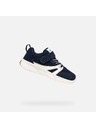Geox Tmavě modré chlapecké barefoot tenisky Geox Foot-run