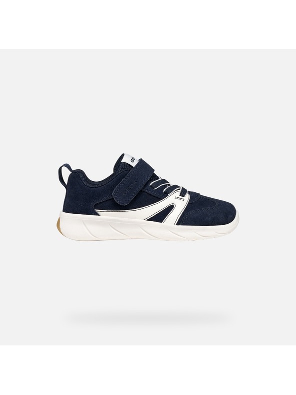 Geox Tmavě modré chlapecké barefoot tenisky Geox Foot-run