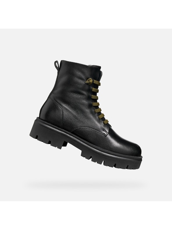 Geox Černá dámská kotníková obuv Geox Klargena