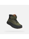 Geox Khaki chlapecká kotníková obuv Geox Flexyper