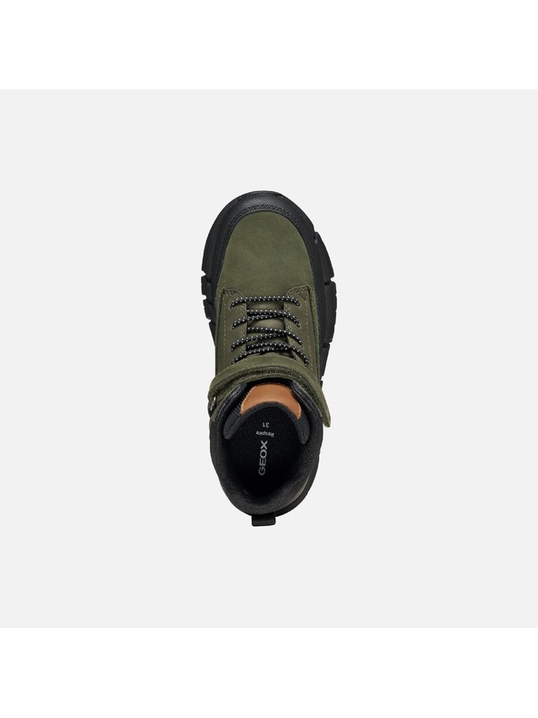 Geox Khaki chlapecká kotníková obuv Geox Flexyper