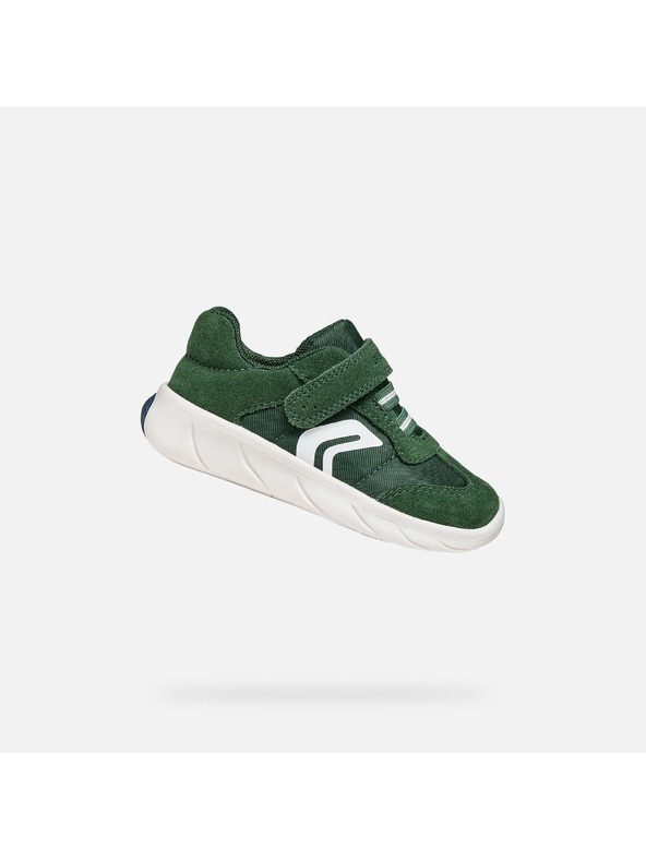 Geox Zelené chlapecké barefoot tenisky Geox Foot-run