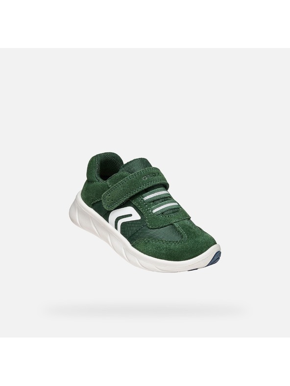 Geox Zelené chlapecké barefoot tenisky Geox Foot-run