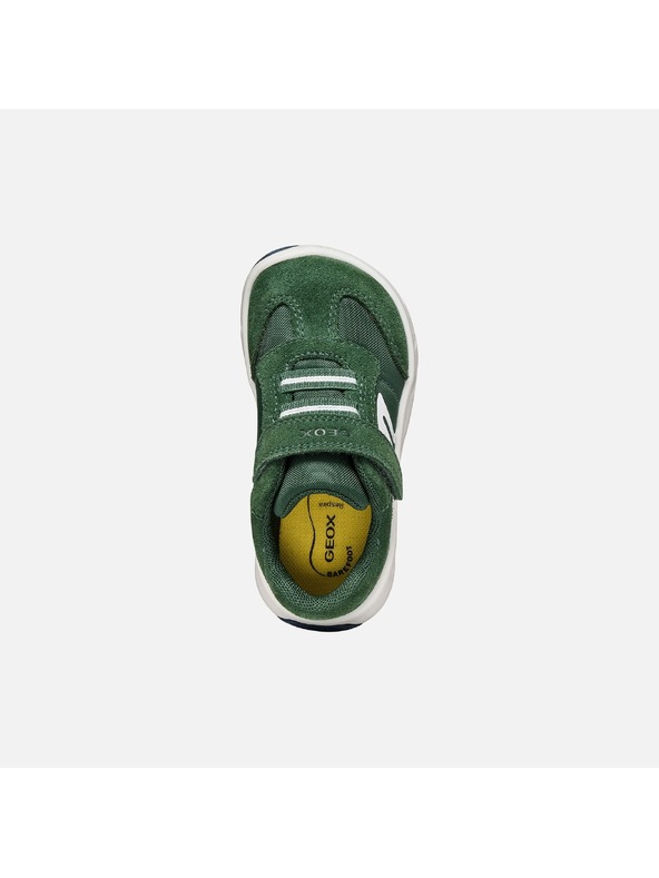 Geox Zelené chlapecké barefoot tenisky Geox Foot-run