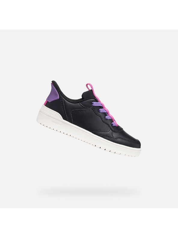 Geox Černé chlapecké tenisky Geox Washiba Fast In