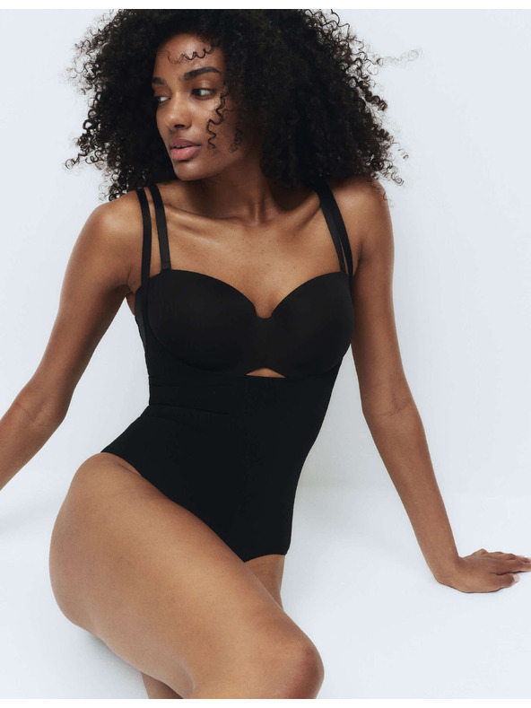 Marks & Spencer Tvarující bezešvé body Own Bra Body Marks & Spencer černá