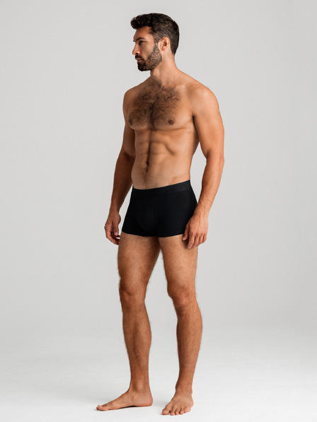 Ombre Clothing Pánské bavlněné boxerky s logem – 3ks v mixu V2 U532 Ombre Clothing