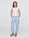 GAP Dětské balónové cargo kalhoty Pull-On GAP