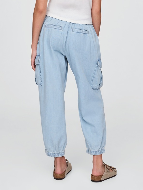 GAP Dětské balónové cargo kalhoty Pull-On GAP