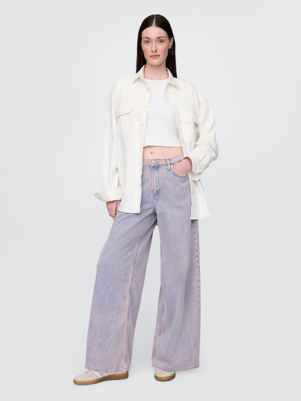 GAP Džíny Baggy Rose Mist Pink GAP
